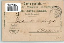 Thusis 1899 Via Mala Das verlorene Loch Hohenratrien und Thusis Edelweiss