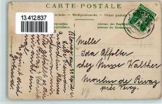 Blonay 1915 Passepartout Fahne Chateau