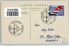 Speicher Passepartout Briefmarkenabbildungen Bahnhof Telldenkmal