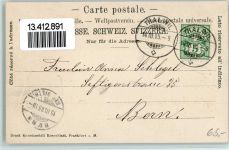 Thalwil 1905 Passepartout Eichenblatt