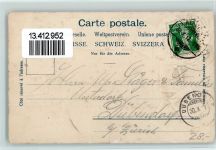 Bülach 1912 Lithographie / Prägedruck Briefmarkenabbildungen
