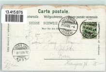 Wetzikon ZH 1902 Zürcher Kantonal-Turnfest Eichenlaub