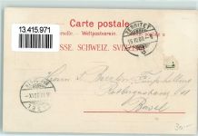 Glion 1900 Bergbahn Lithographie