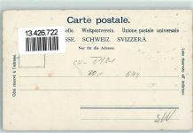 Briefmarkenabbildungen Wappen Gotthard-Express Lithographie