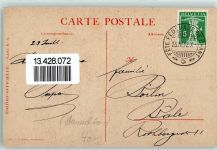 Neuchâtel XXII Fete Federale de Chant 1912 Offiz. Karte Nr. 6 + Sonderstempel