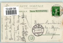 Lausanne 1910 VIII Exposition Suisse Agriculture + Ausstellungsstempel