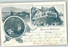 Blumenstein 1899 Kirche mit Falbach