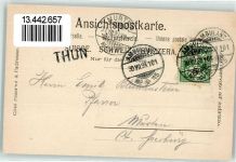 Blumenstein 1899 Kirche mit Falbach