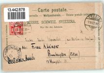Thusis 1902 Via Mala das verlorene Loch Brücke Hohenratrien