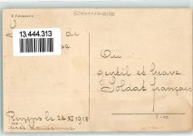 Renens VD 1918 Kühe Brunnen Ort handschriftlich