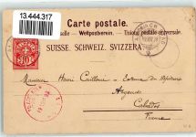 Kriens 1898 Blick gegen die Berneralpen Hotel Pilatus Kulm mit Dependance Bellevue an der Eselwand Eisenbahn