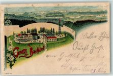 Hinwil 1901 Bachtel Aussichtsturm
