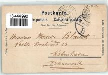 Corbeyrier 1905 Winter Grand Hotel Victoria Pferdeschlitten