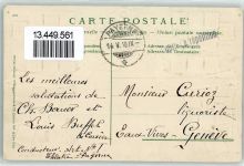 Payerne 1910 Wappen Eichenblatt Horn Schleife Kranz Blumen Briefmarkenabbildungen Kirche