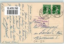 Thalwil 1917 Gasthaus Concordia Kirche