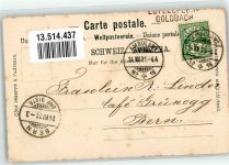 Lützelflüh 1901 Gasthaus Zum Ochsen Bahnpost Nr 16