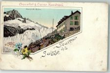 Rhonegletscher Werbung Chocolat & Cacao Maestrani