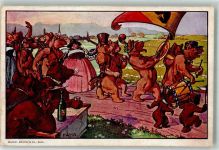 Herzogenbuchsee sign Wyss P. Bernisches Kantonal Schützenfest 1912 Off. Festpostkarte Bären Tiere vermenschlicht Festzug