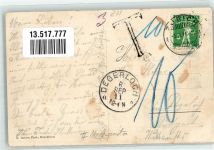 Thalwil 1911 Seidenfärberei Taxe Nachgebühr