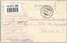 Speicher 1909 Glückwunsch Neujahr Schneemann Pfeife Passepartout