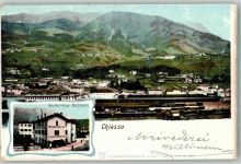 Chiasso 1903 Gasthaus Bachmann Bahnhof