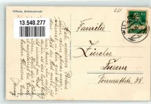 Willisau 1928 Bahnhofstrasse