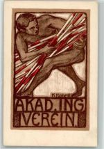 Zürich 1920 Akad. Ing. Verein Techn. Hochschule sign. K. Kobelt