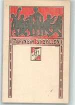 St. Gallen 1906 Zofingia sign. K.K.