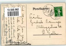 St. Gallen 1906 Zofingia sign. K.K.