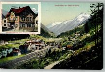 Gurtnellen 1909 Hotel St. Gotthard Bahnhof