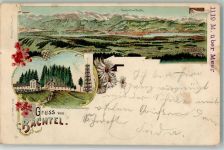 Hinwil 1899 Gasthaus Aussichtsturm Bachtel