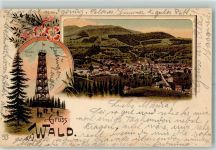Wald ZH 1901 Bachtel-Turm