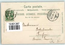 Teufen AR 1899 Tracht Pfeife Fröhlichsegg Bad-Sonder Dorfstrasse Gasthaus Adler