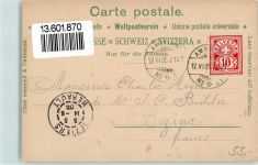 Thalwil 1905 Hotel Zum Adler Lithographie