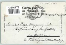 Wienacht-Tobel Hotel Pension Landegg Speise-Halle Lithographie
