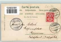 Männedorf 1903 Gruss aus Hotel Wildemann Verlag Künzli AK