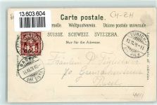 Sihlwald 1898 Gruss aus Verlag Carl Künzli Nr. 1005 AK