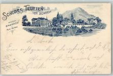 Teufen ZH 1903 Schliss Teuffen