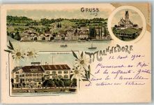 Männedorf Kirche Hotel Wildenmann Verlag Künzli Nr 1971