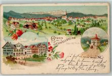 Schwellbrunn 1900 Gasthaus Zur Harmonie Gasthaus Zum Säntisblick
