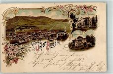Unterägeri 1899 Pension Hürlimann Sanatorium Verlag Künzli Nr 556