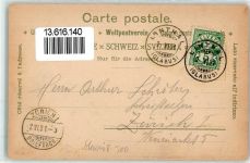Linthal 1901 Tödi Gasthaus Zu den drei Eidgenossen M. Steiner