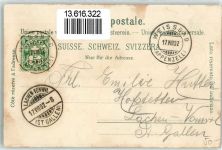 Weissbad 1902 Gasthaus Metzgerei Zum Gemsle