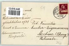 Dübendorf Geschäft Steinmann und Morandi Mech. Möbelwerkstätte Bauschreinerei Ort lt. Stempel