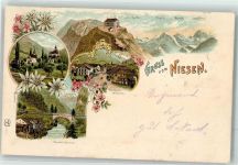 Niesen 1903 Dorfstrasse Wimmis Wimmisbrücke Hotel