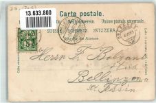 Aegerisee 1899 Pension Hürlimann am See Lithographie Verlag Künzli Nr 1591
