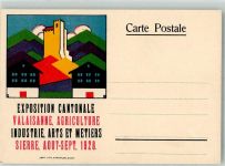 Sierre 1928 Exposition Cantonale Valaisanne Agriculture Industrie Arts et Metiers