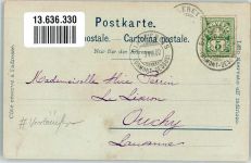 Diablerets 1902 Grand Hotel des Diablerets Fritz Buchs Vorläufer