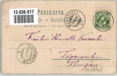 Waldstatt 1904 Ort lt. Stempel