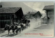 Guttannen Grimsel Post Postkutsche